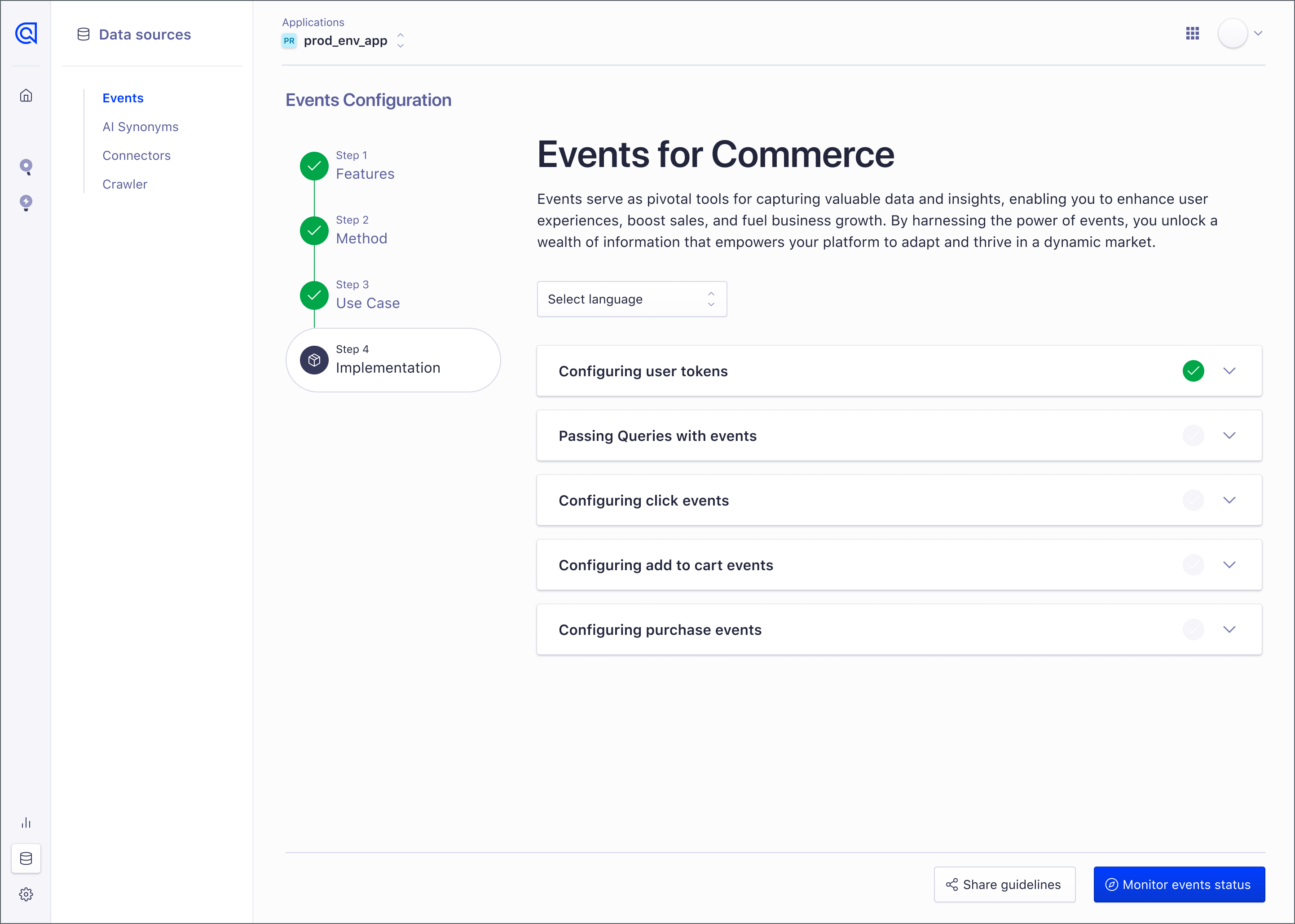 Flow to guide customers to use case specific advice